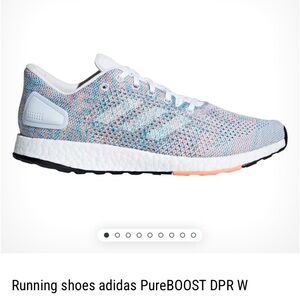 Nwt Running shoes adidas PureBOOST DPR  blue spring $170 athletic activewear